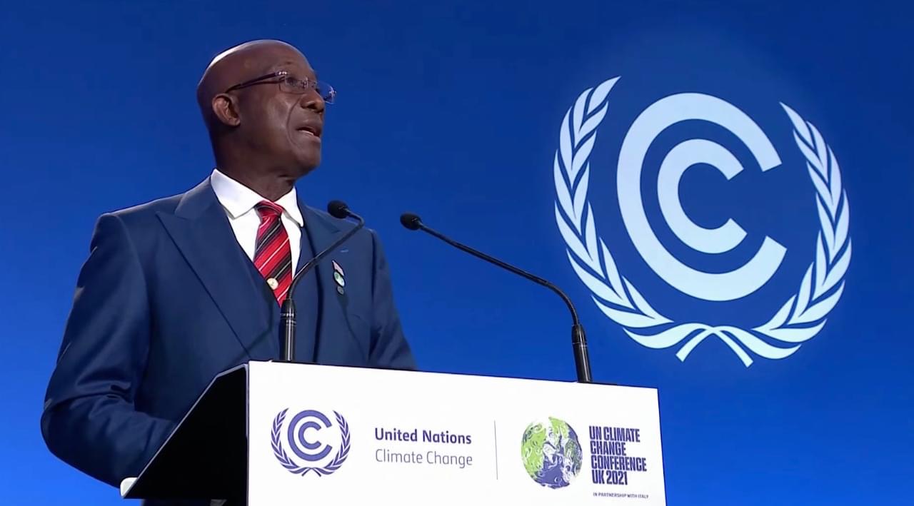 Prime Minister Rowley Appeals To World Leaders To Go The Way Of Renewable Energy