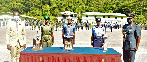 170 Recruits Are Inducted Into The Trinidad and Tobago Defence Force