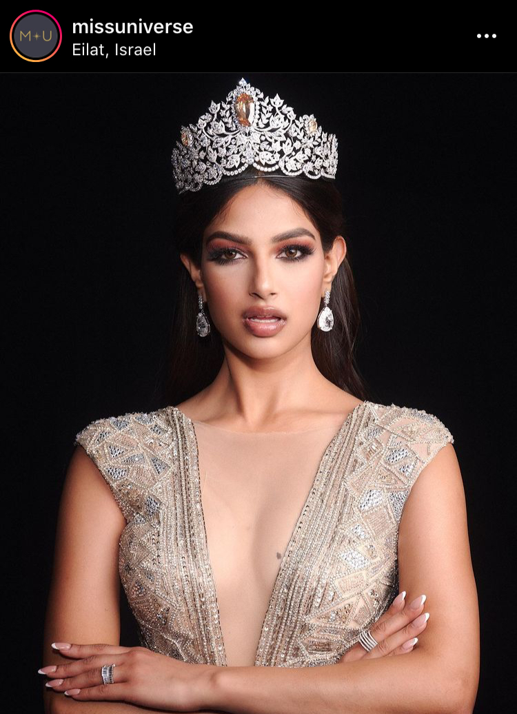 Miss India crowned Miss Universe 2021