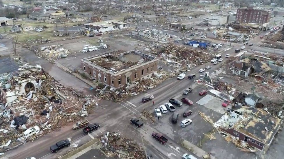 Biden releases emergency funds to Kentucky following deadly tornadoes