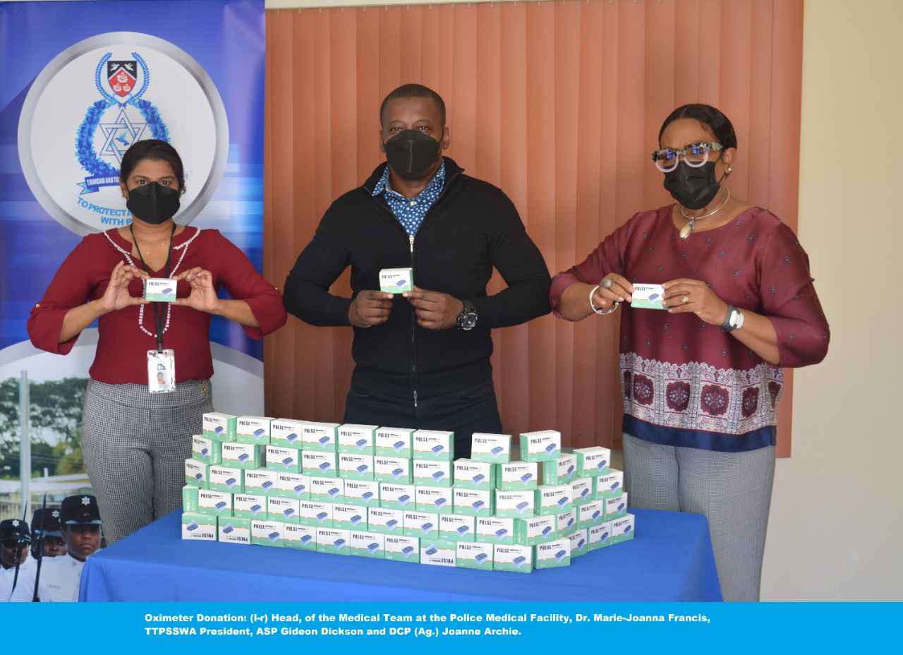 TTPSSWA donates 120 Oximeters to police medical facility