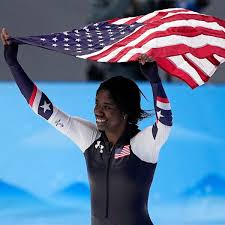 Erin Jackson became the first Black woman to win a gold in the 500-meter speedskating event