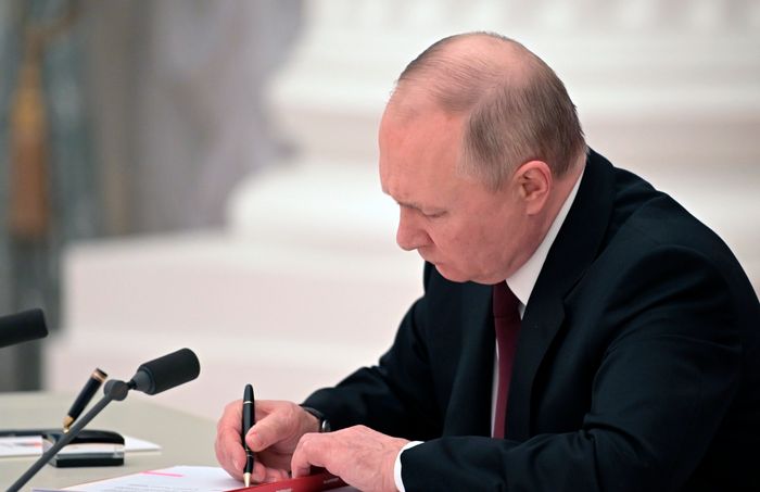 Vladimir Putin orders troops into eastern Ukraine