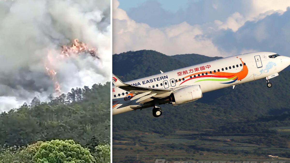 China Eastern Boeing 737 plane crashed carrying 132 passengers