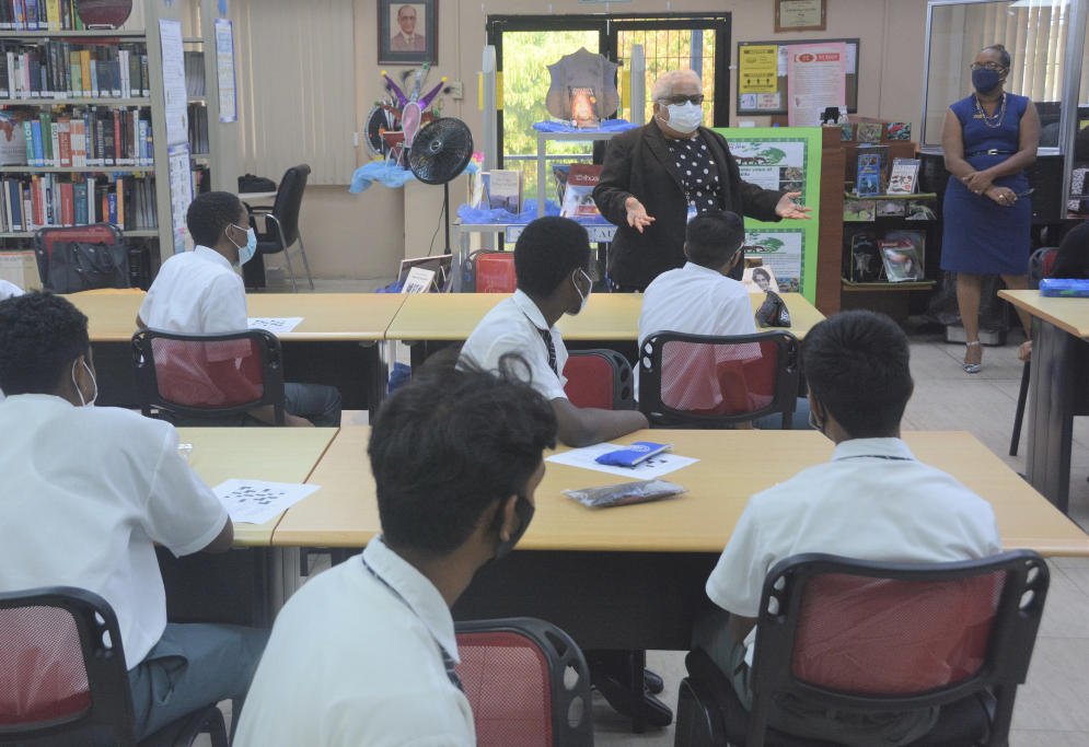 MSDFS Engage Students Of Naparima Boys College On The Role Of A Social Worker