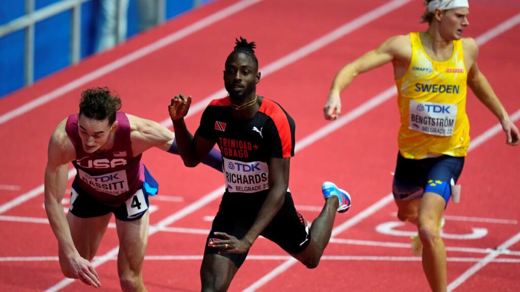 Jereem Richards in Mens’ 200m World Championship Finals