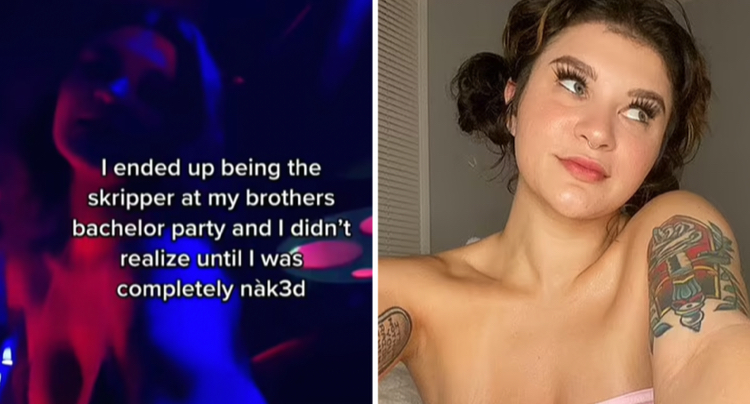 Stripper accidentally performed at her brother’s bachelor party