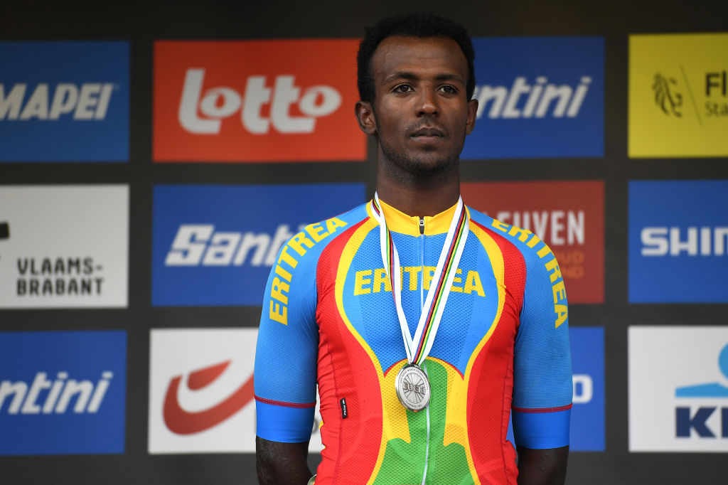 History making cyclist forced out of tournament after injuring himself during celebrations