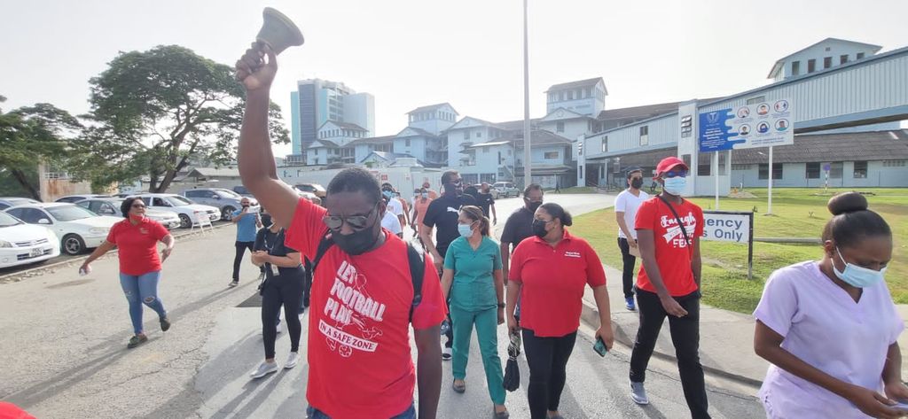 CPO’s 2 % offer an insult – health care workers stage protest at Sando hospital