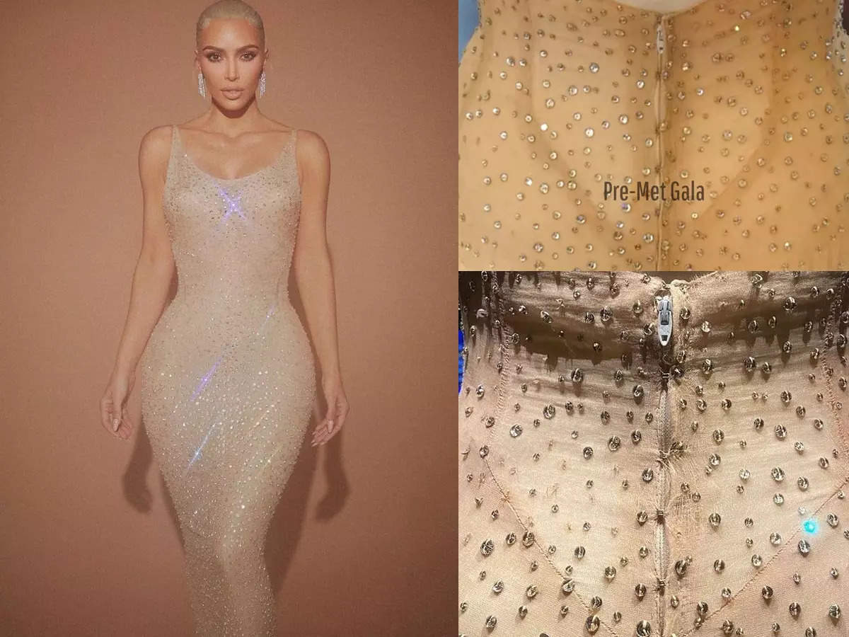 Kim Kardashian allegedly damaged Marilyn Monroe’s iconic bedazzled dress