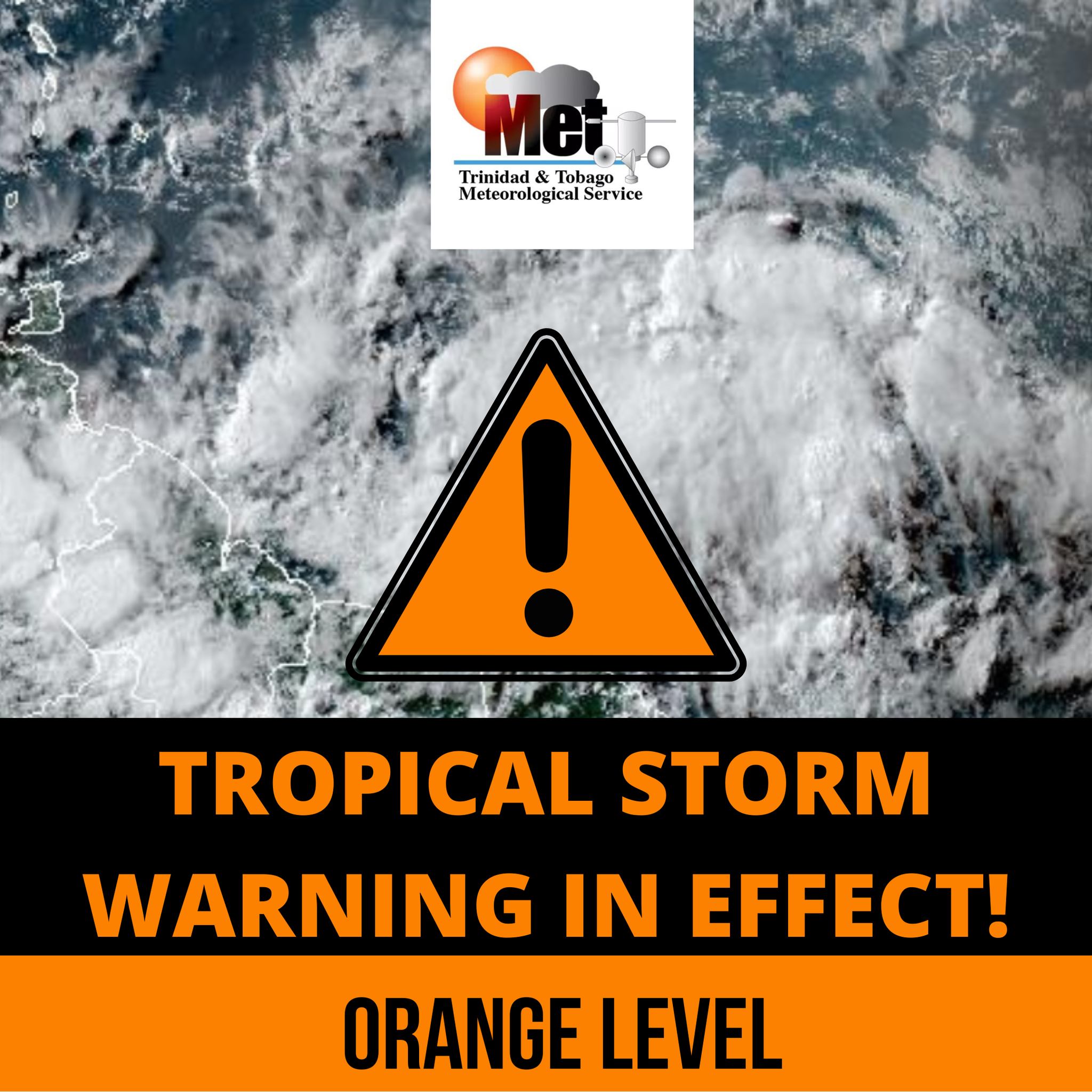 Tropical storm warning in effect for T&T