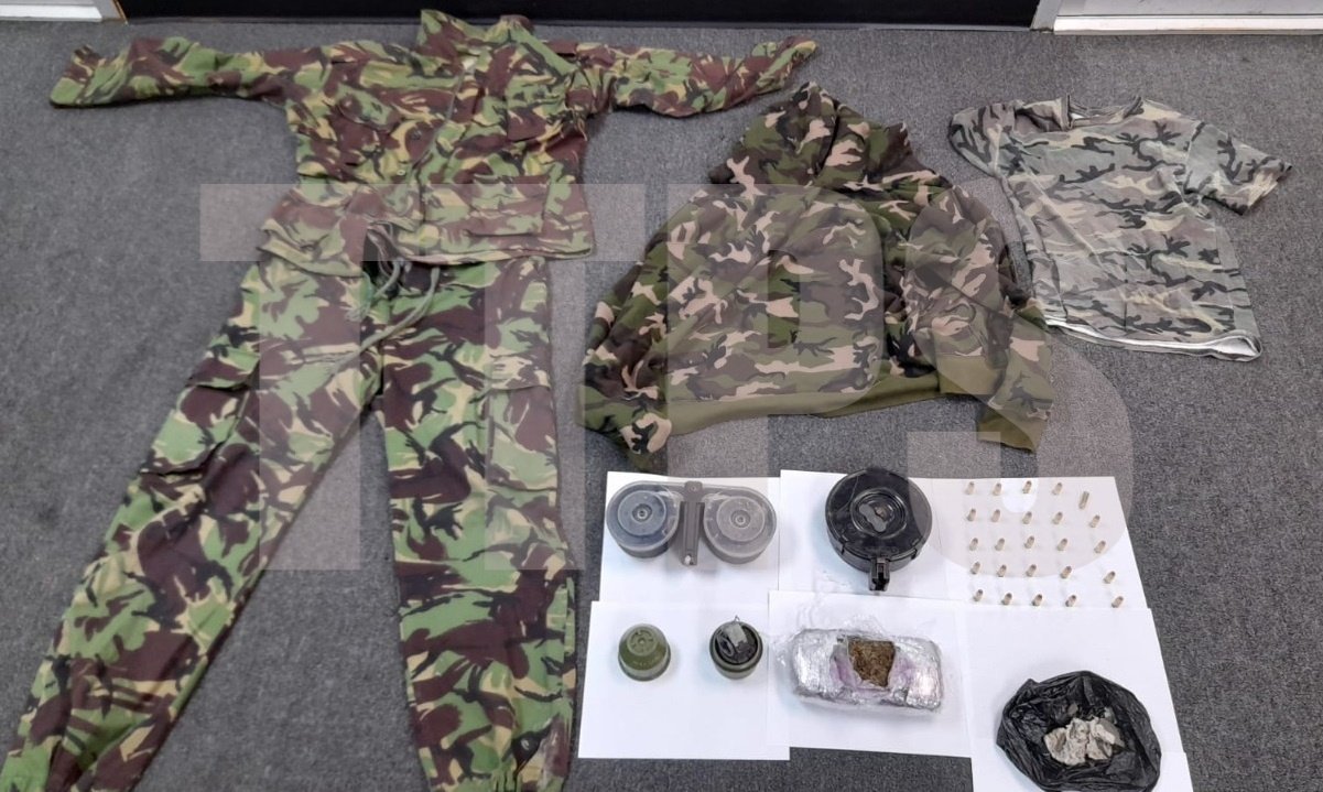 Ammo, drugs and camouflage clothing found in Couva