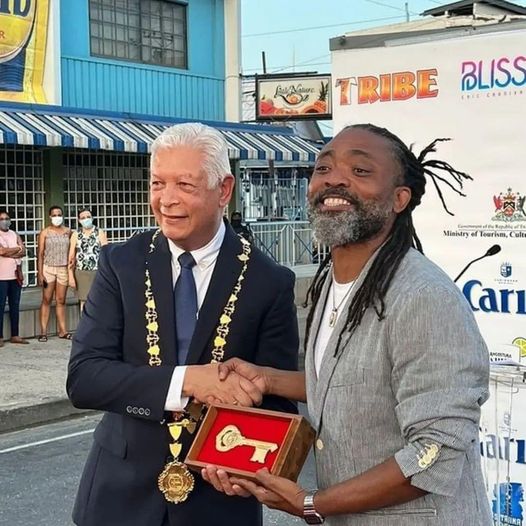 Montano given keys to the city of POS