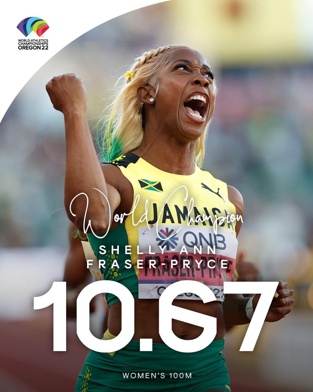 Jamaica sweeps women’s 100m in the World Champs