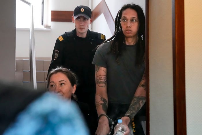 U.S Basketball athlete Brittney Griner pleads guilty to drug possession in Russia