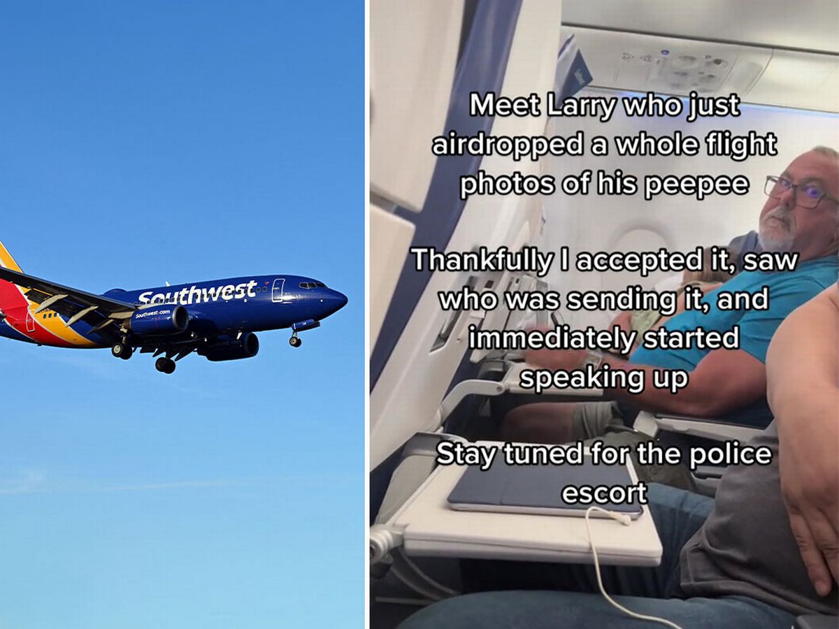 Man escorted off Southwest Airlines after he air dropped an image of his penis