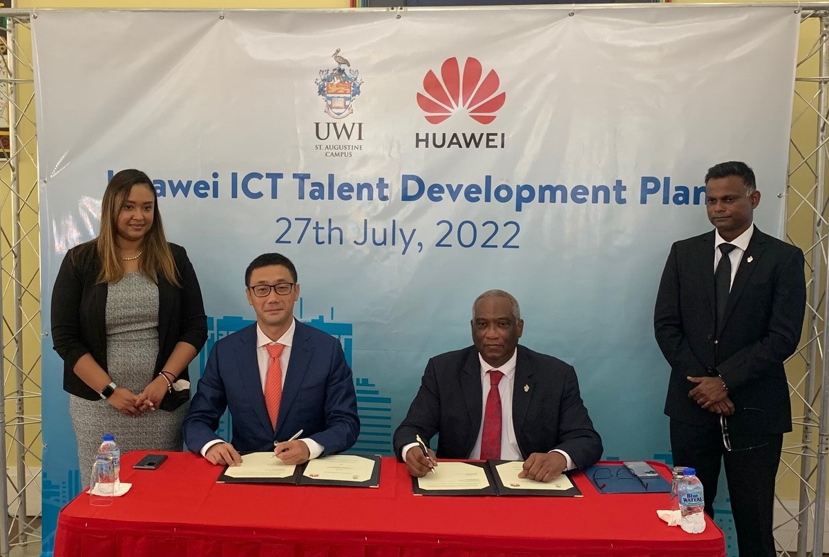UWI, Huawei Sign MOU On ICT Talent Development Programme