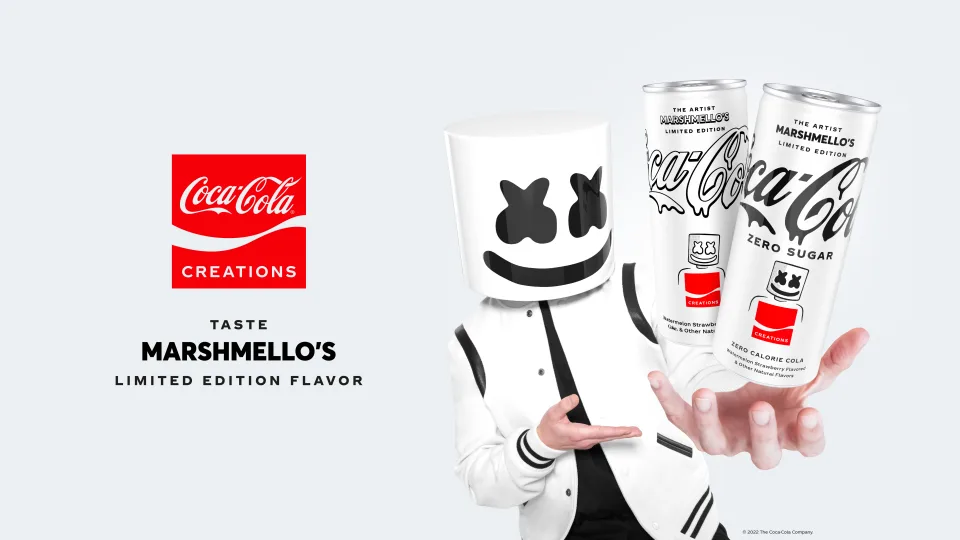 Coca-Cola teams with DJ Marshmello to unveil new, unexpected flavor