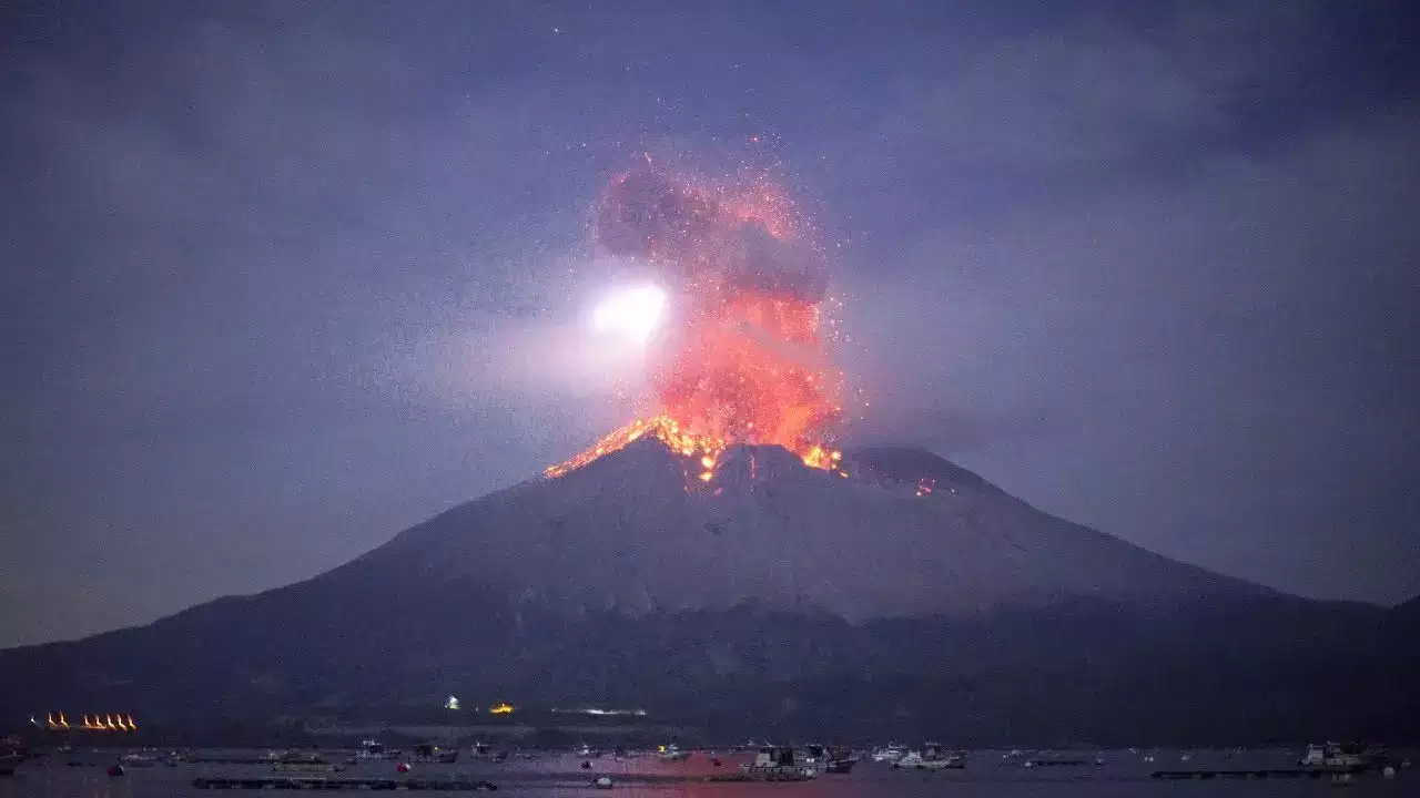 Japan’s Sakurajima volcano erupts triggering evacuation