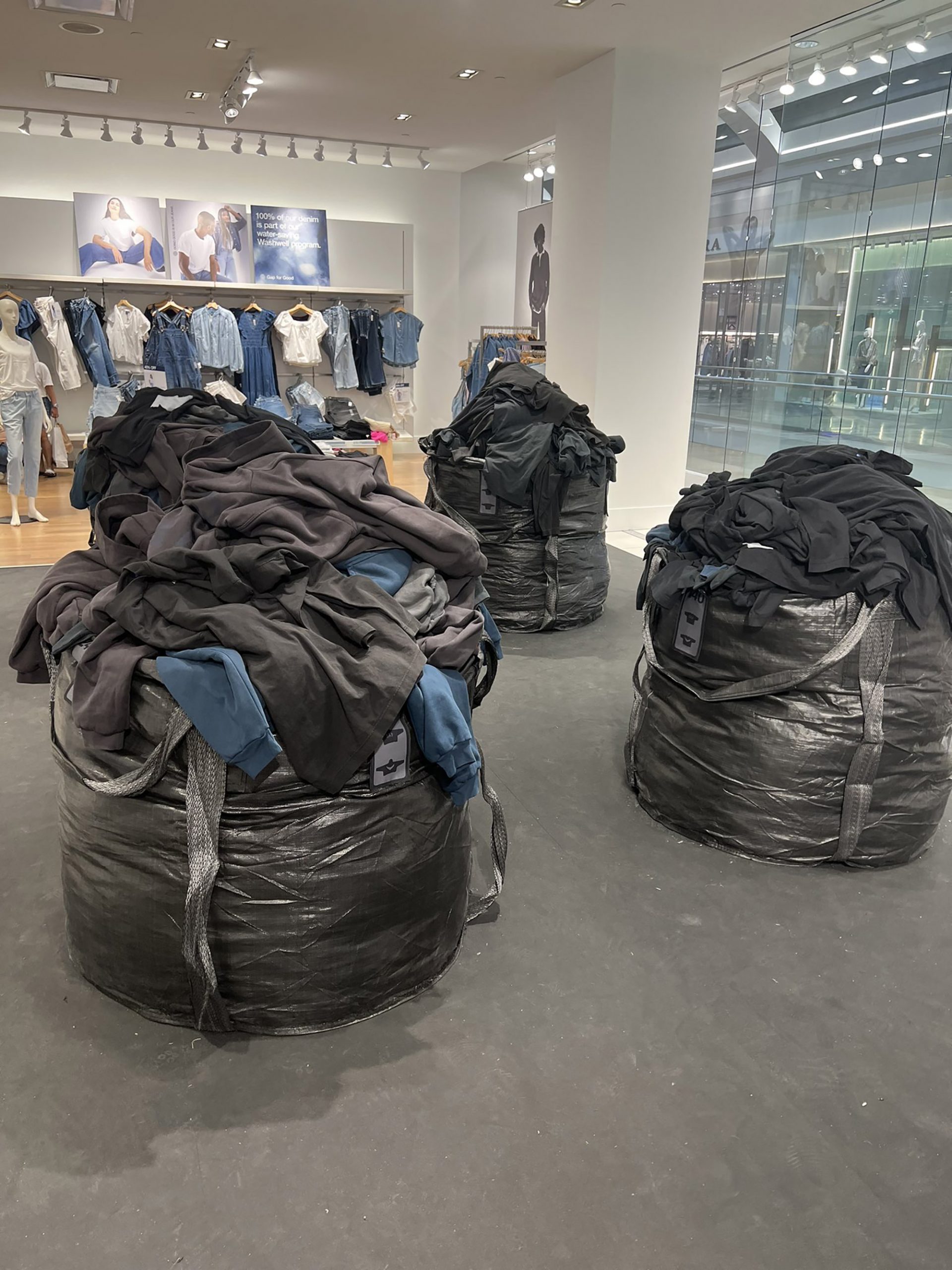 Kanye West gets slammed for selling Gap clothing out of garbage bags