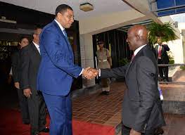 Jamaican PM arrives in T&T ahead of four day visit for Independence celebrations