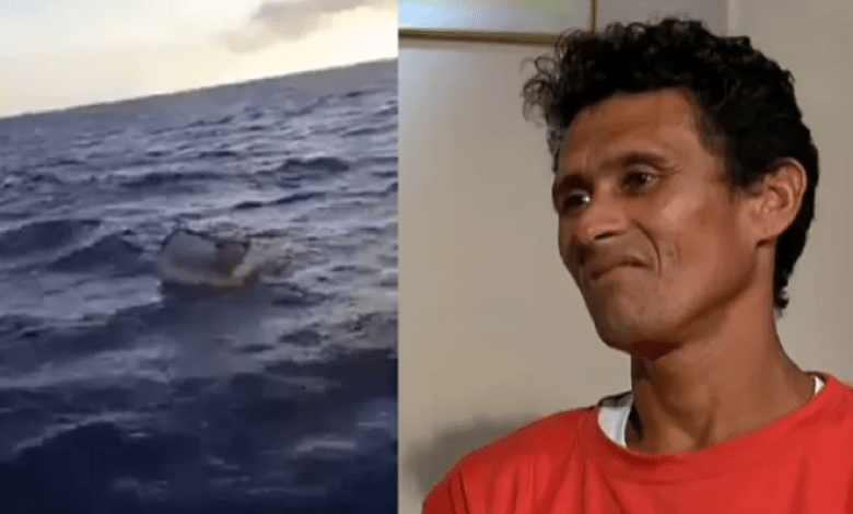 Brazilian fisherman spends 11 days in a freezer in shark-infested waters