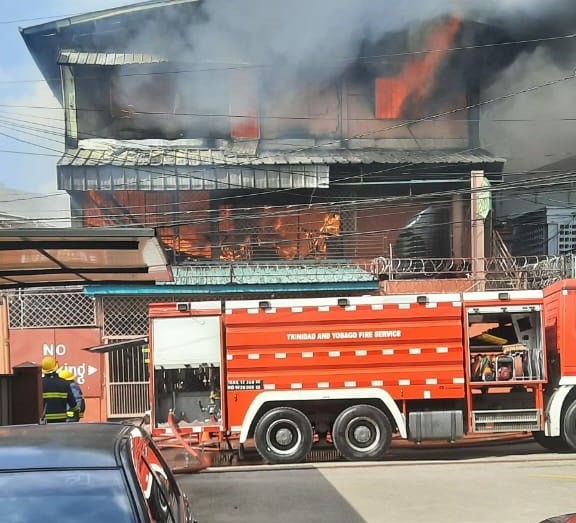 Fire damages Plaza 2001 Mall in Chaguanas