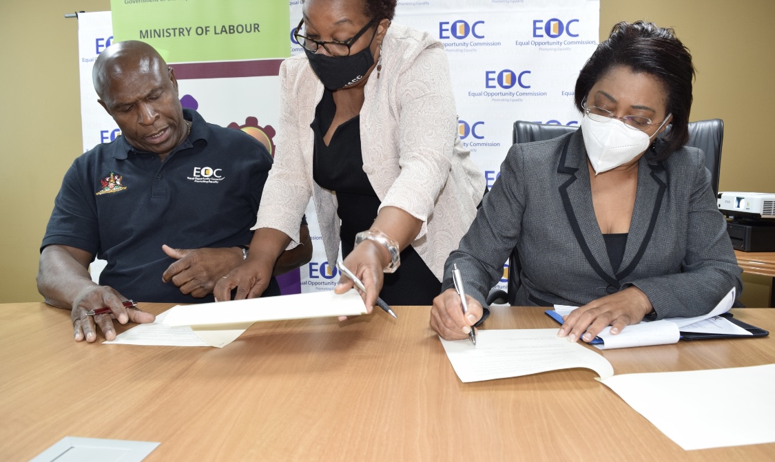 EOC, Labour Ministry Sign MOU On Workplace HIV Policy