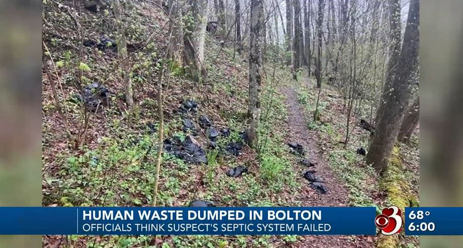 Vermont officials searching for mystery poop dumper