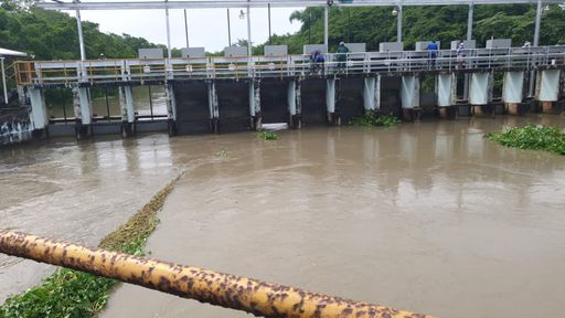 South Oropouche River bursts it”s banks; riverine flood alert issued