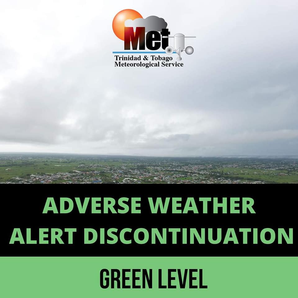 Met office discontinues adverse weather alert