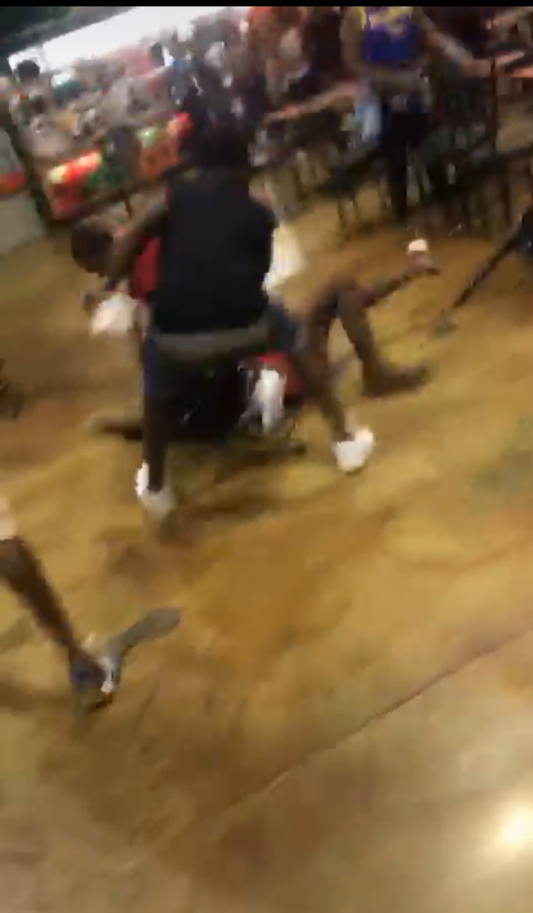 Teens fight inside Trincity Mall food court