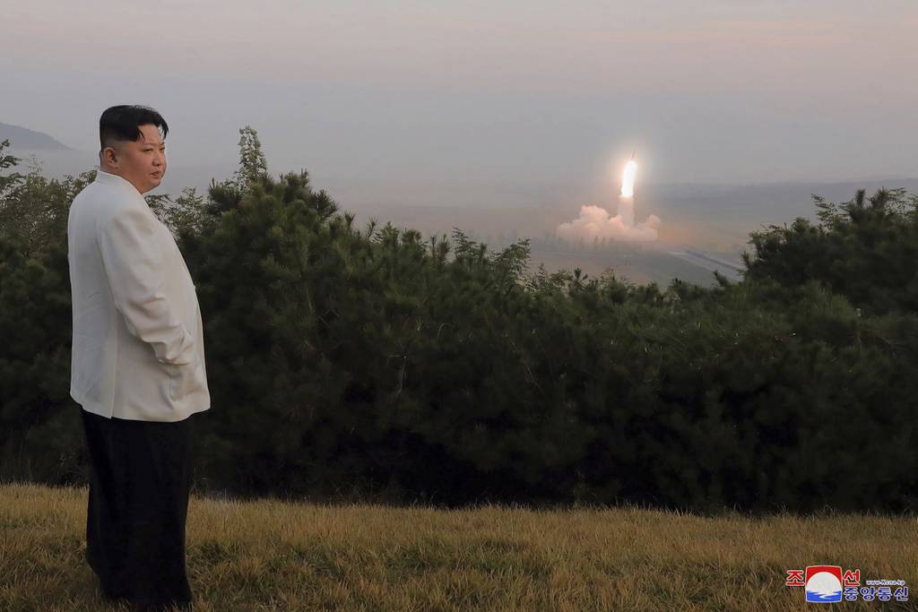 North Korea launched missiles in “hit and wipe out” enemies test