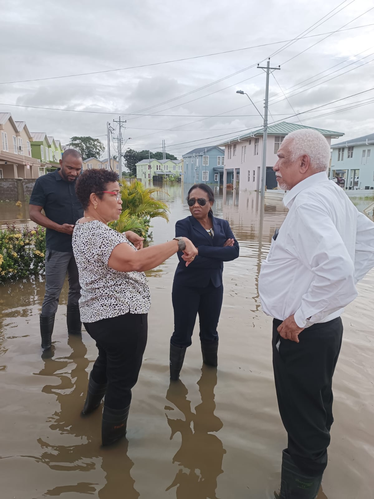 HDC team swoops down in Valsayn and Oropune Gardens to assess the flooding situation