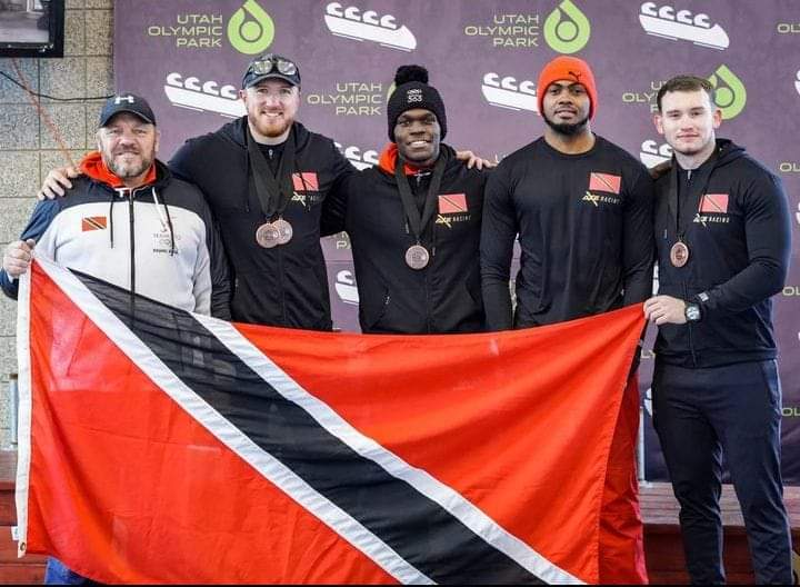 T&T’s Bobsled team earned this country’s first medal in the sport