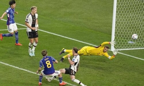 Japan shocks Germany with 2-1 World Cup victory
