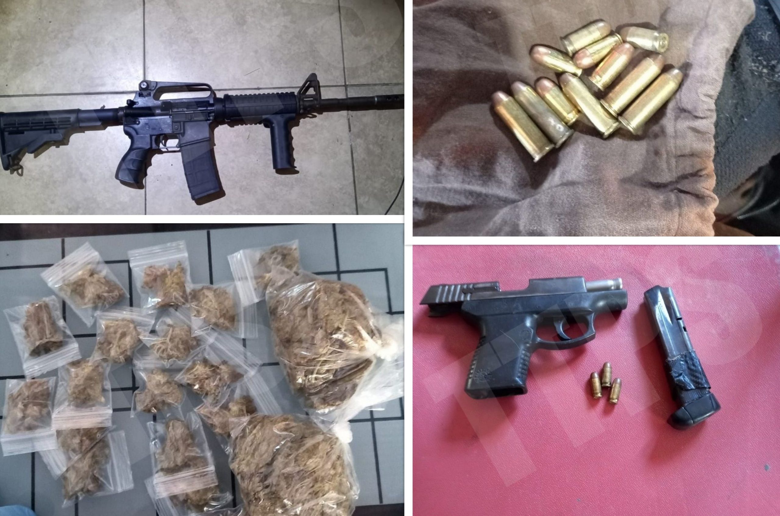 14-year-old girl arrested with 5 others for guns, ammo and drugs