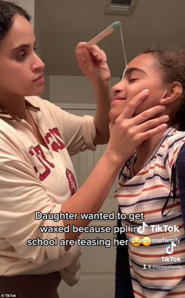 Mother sparks outrage after waxing 10-year-old daughter’s face on TikTok