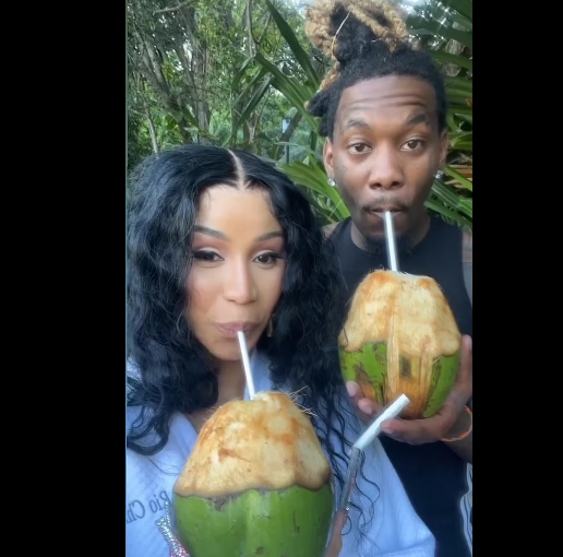 Cardi B and Offset are vacationing in Jamaica