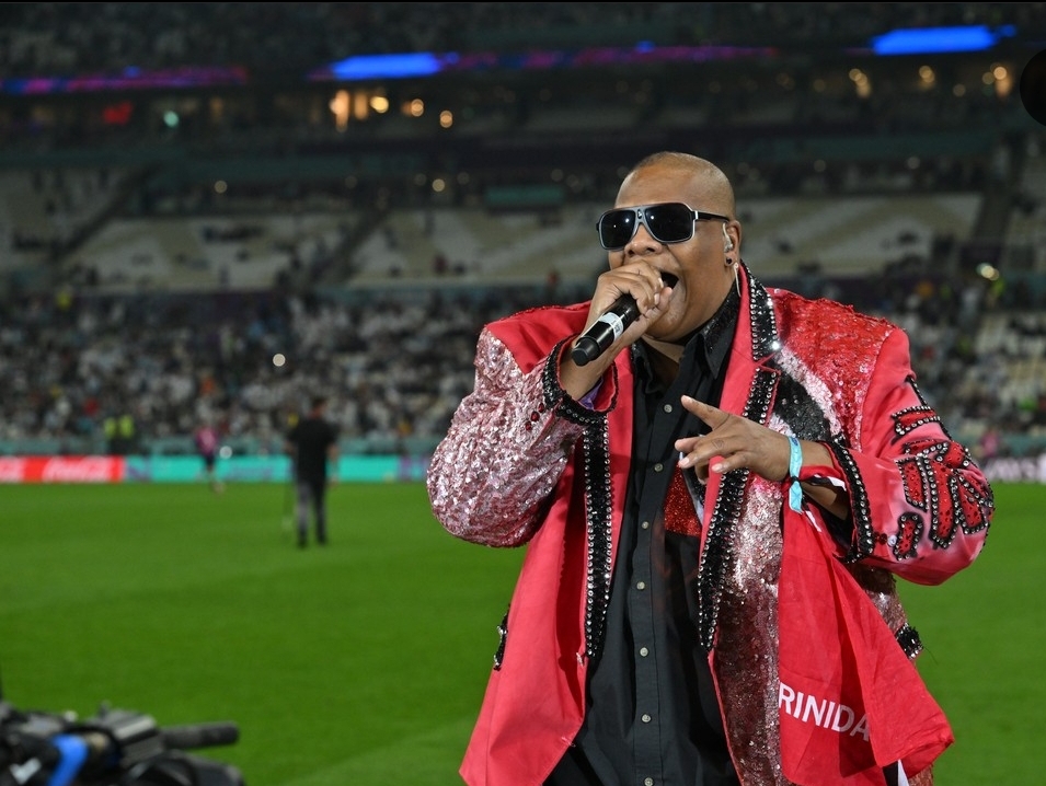 Trini artiste ‘Mad Stuntman’ performed hit single “I Like to Move it” at the World Cup