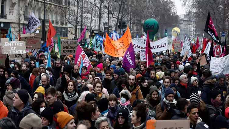 Nationwide strike in France over pension reform; schools, transport disrupted