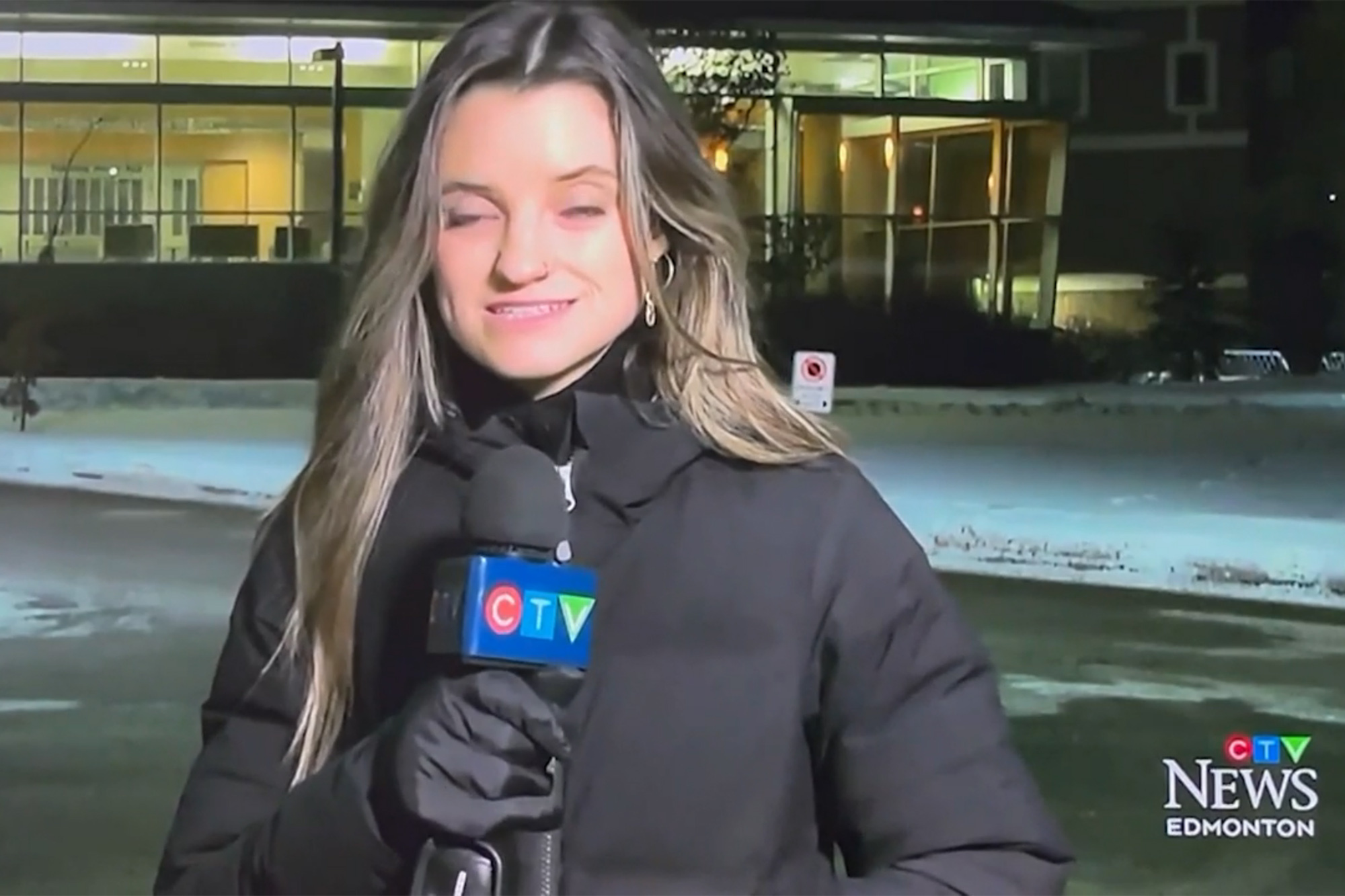 Canadian Journalist almost faint live on tv