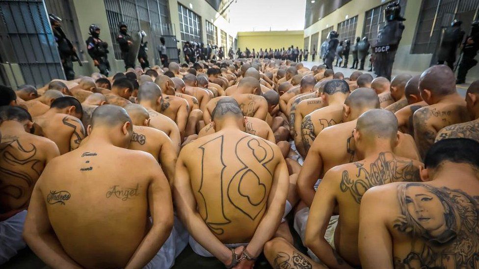 El Salvador moved over 2,000 alleged gang members to a ‘mega prison’