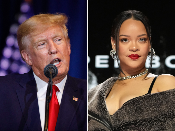 Rihanna gets trashed by Donald Trump for having “No Talent” ahead of Super Bowl performance