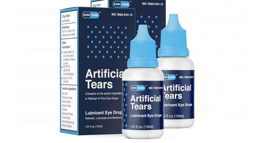MOH:Voluntary Recall Of EzriCare And Delsam Pharma Artificial Tears