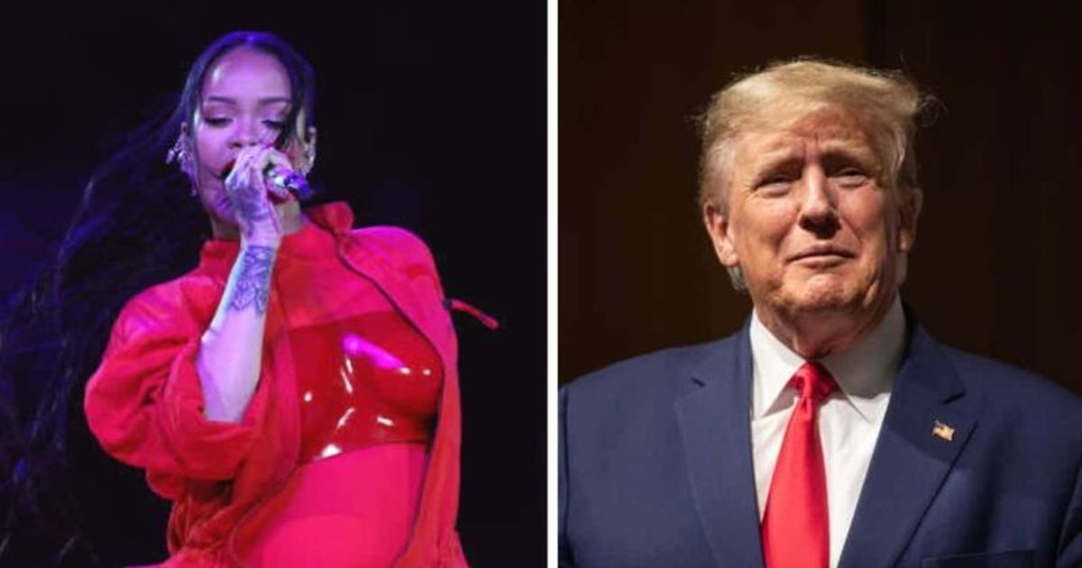 Donald Trump trolls Rihanna Super Bowl performance