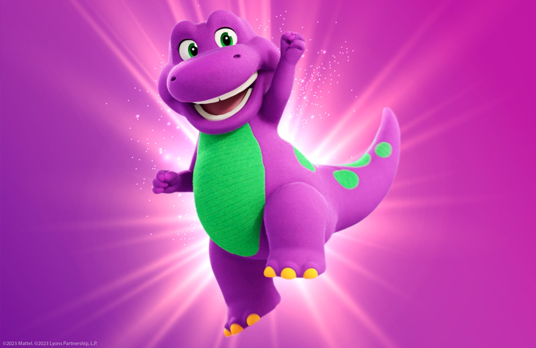 Barney has a new look!!