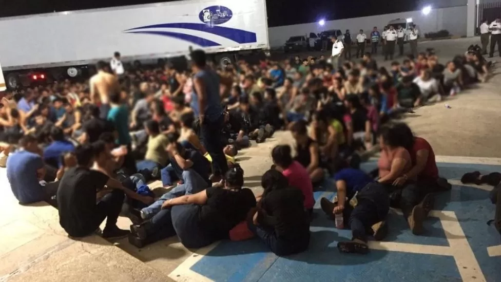 Over 340 migrants found in trailer in Mexican state