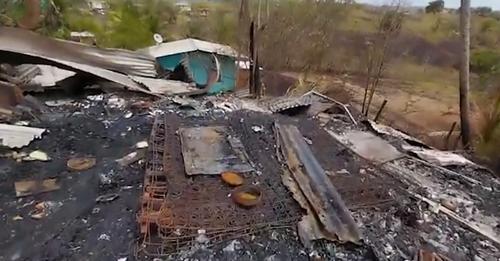 Four Claxton Bay families left homeless after fire