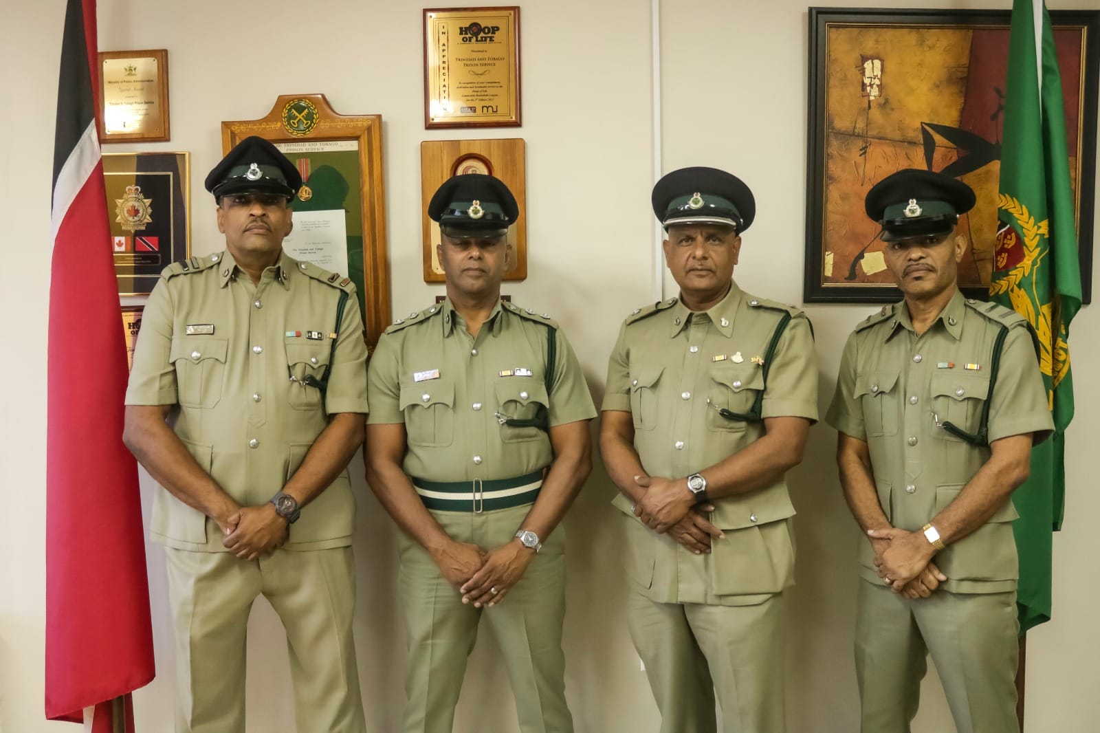 Commissioner of Prisons promotes three officers